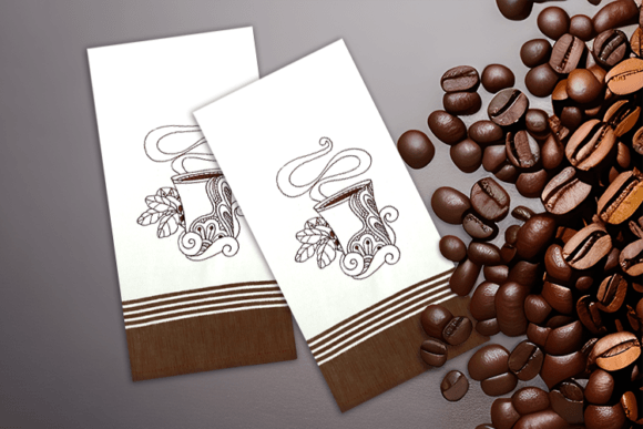 Coffee Magic 5: A Versatile Embroidery Design for Boutique Apparel