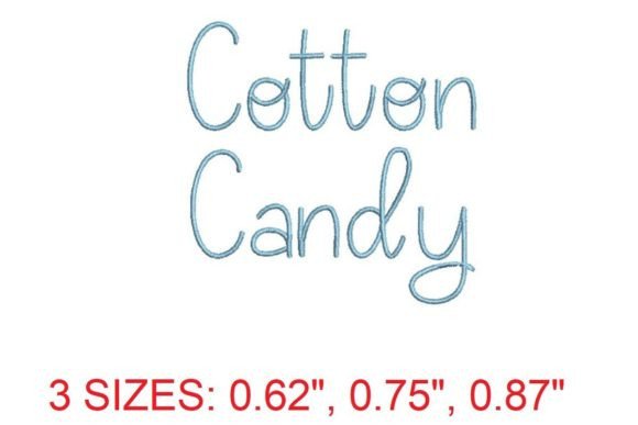 Cotton Candy Font Review for Personalized Embroidery Gifts