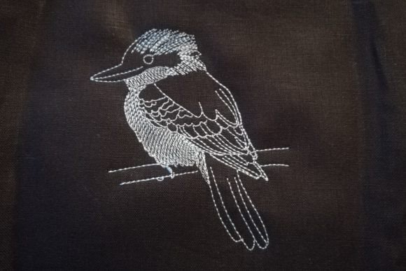 Kookaburra: A Seasonal Embroidery Design with Down-Under Charm