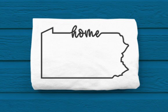Pennsylvania Home State Outline Embroidery Design Review