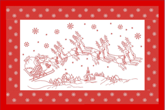 Santa in the Sky: A Seasonal Embroidery Review
