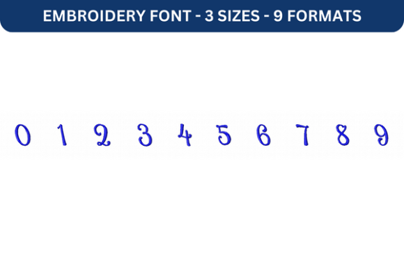 Smoothie Shoppe Font Number 0 to 9 Review: A Stylish Embroidery Addition