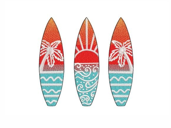 Surfboard Embroidery Design Review for Real Projects