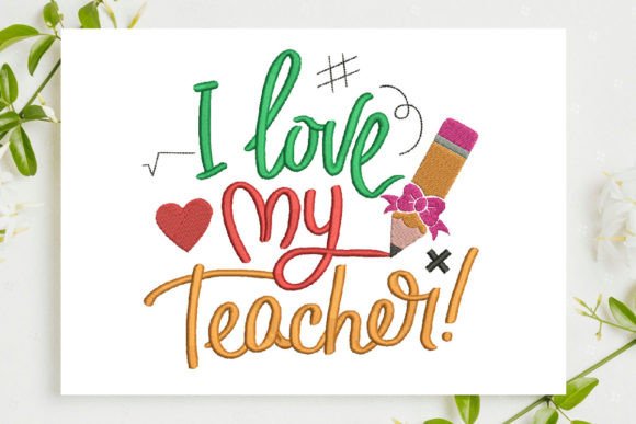 Teacher Quote Embroidery Design Review for Etsy Sellers