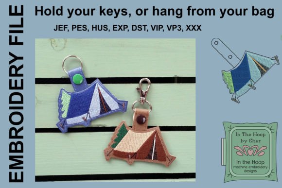 Two Man Tent Key Fob