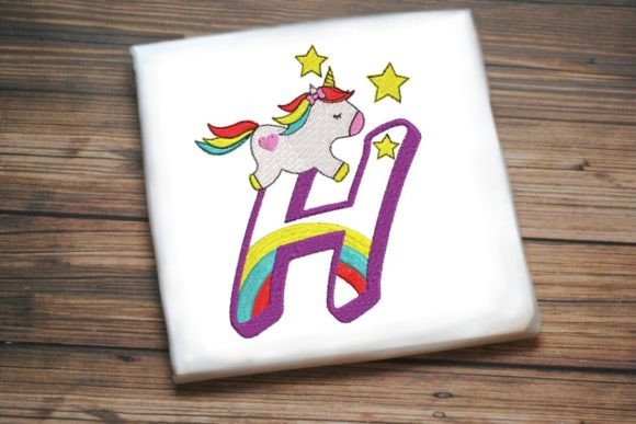 Unicorn Rainbow Letter H Review for Business Use