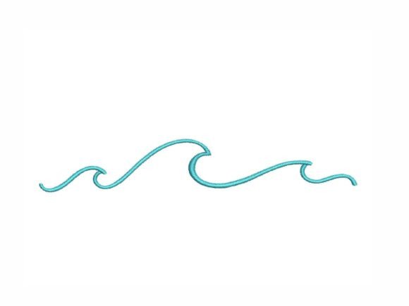 Wave Embroidery Design Review for Etsy Sellers
