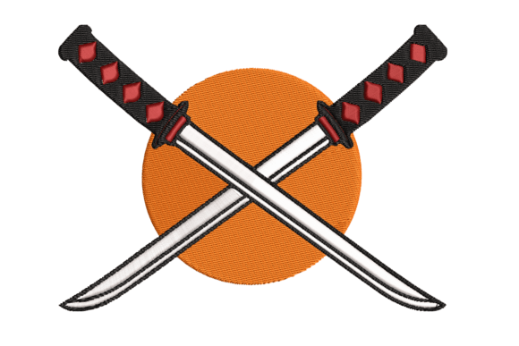 Weapon Katana Embroidery Review for Handmade Gifts